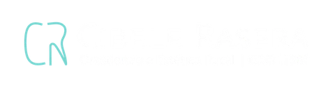 Logotipo da Dra. Cibele Rasera, ortodontia e estética bucal